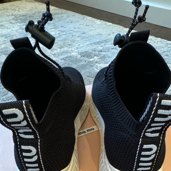 MIU MIU Mesh slip-on Sneakers - Picture 5 of 6